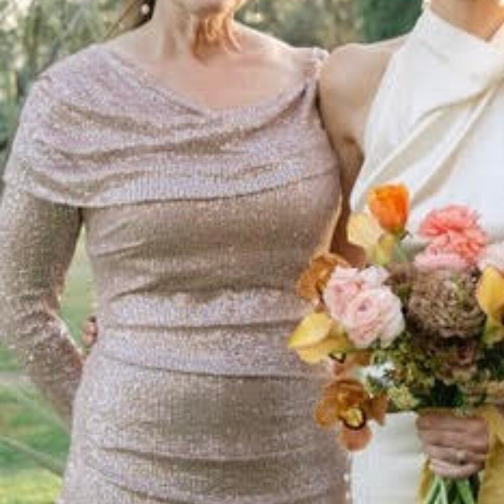 Elegant pink gown by Needle and Thread